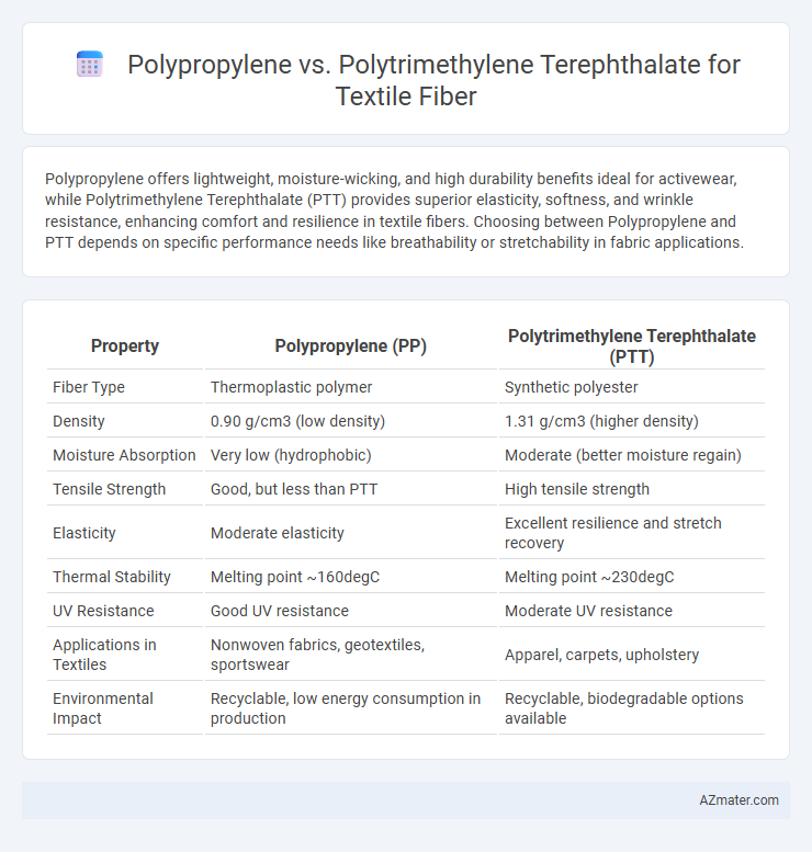 Polypropylene vs. Polytrimethylene Terephthalate for Textile Fiber - What is The Difference?
