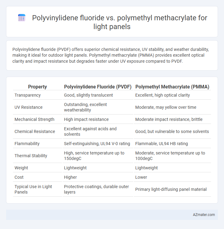 Polyvinylidene fluoride vs. polymethyl methacrylate for light panels - What is The Difference?
