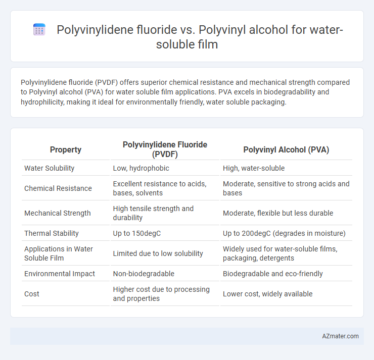 Polyvinylidene fluoride vs. Polyvinyl alcohol for water-soluble film - What is The Difference?