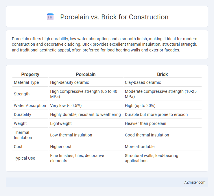 Porcelain vs. Brick for Construction - What is The Difference?