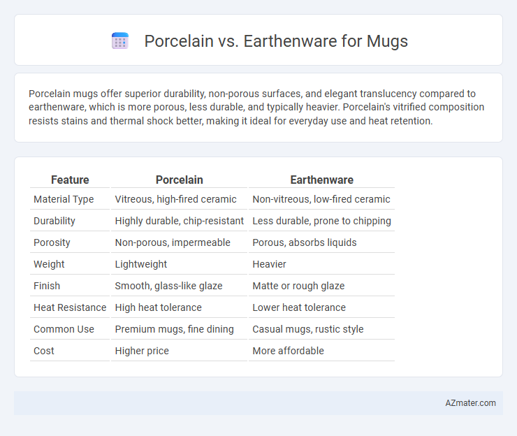 Porcelain vs. Earthenware for Mugs - What is The Difference?