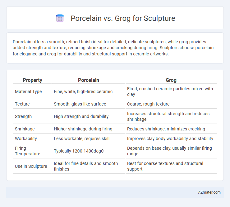 Porcelain vs. Grog for Sculpture - What is The Difference?