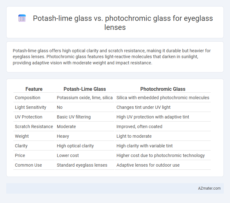 Potash-lime glass vs. photochromic glass for eyeglass lenses - What is The Difference?