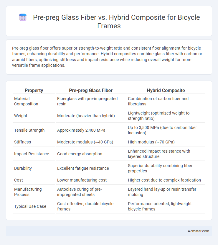 Pre-preg Glass Fiber vs. Hybrid Composite for Bicycle Frames - What is The Difference?