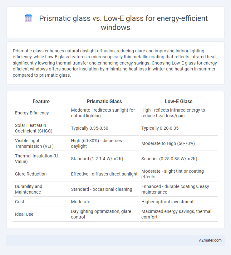 Prismatic glass vs. Low-E glass for energy-efficient windows - What is The Difference?