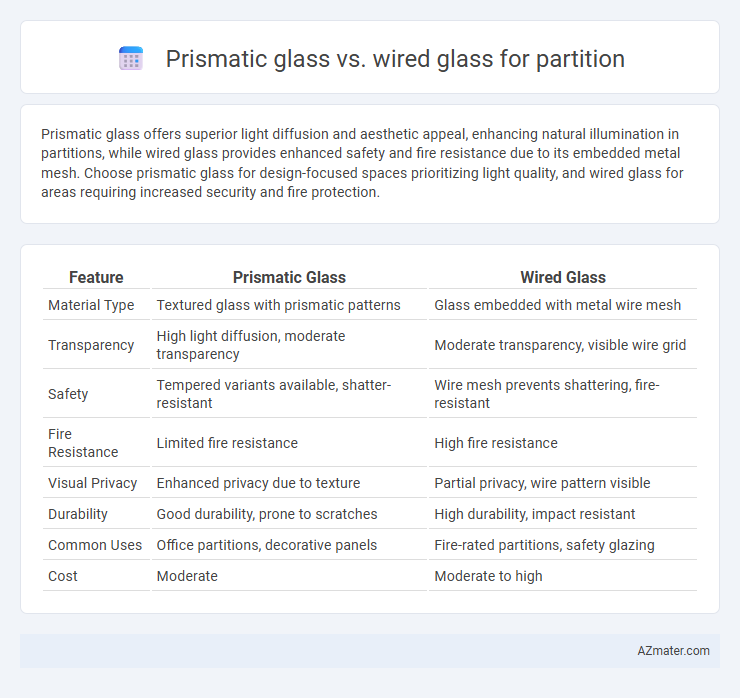 Prismatic glass vs. wired glass for partition - What is The Difference?