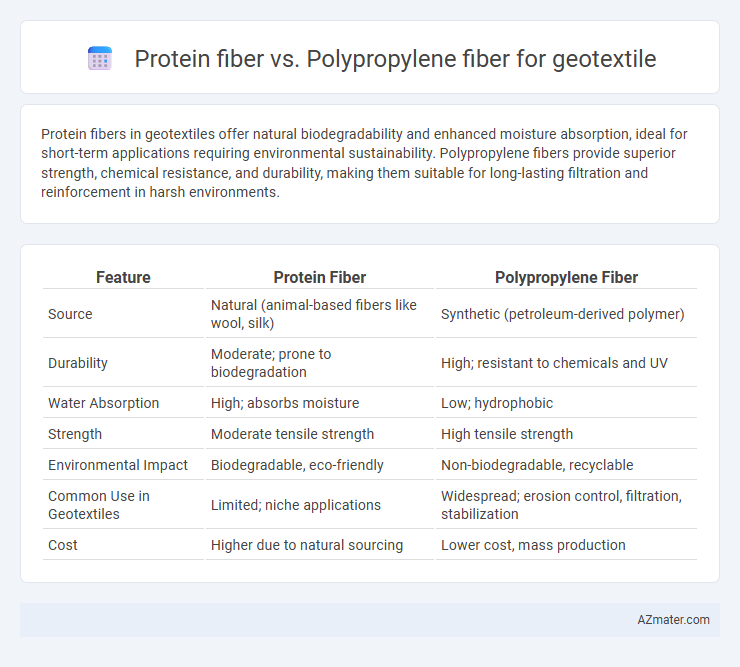 Protein fiber vs. Polypropylene fiber for geotextile - What is The Difference?
