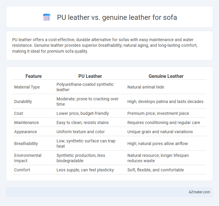 PU leather vs. genuine leather for sofa - What is The Difference?