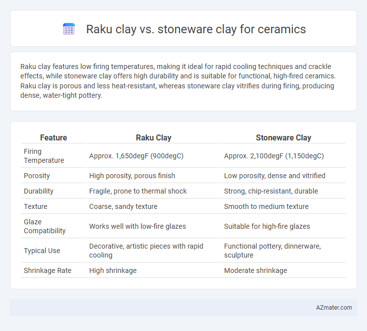 Raku clay vs. stoneware clay for ceramics - What is The Difference?