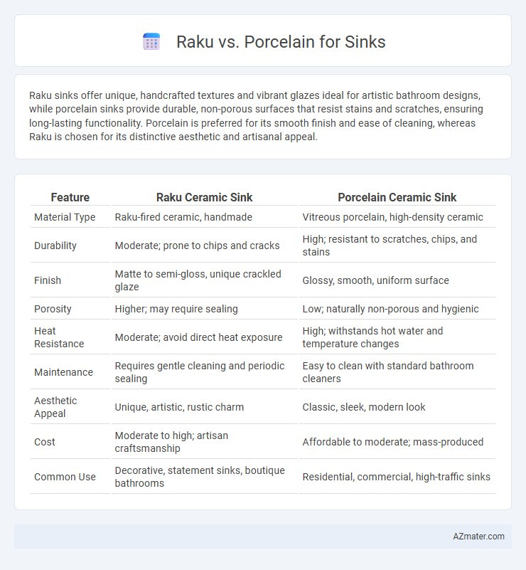 Raku vs. Porcelain for Sinks - What is The Difference?