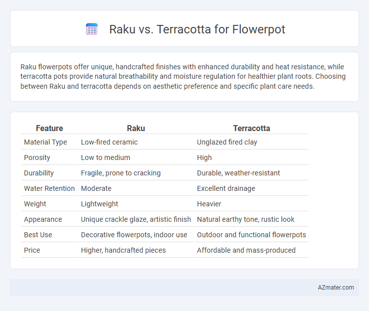 Raku vs. Terracotta for Flowerpot - What is The Difference?