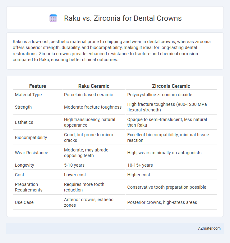 Raku vs. Zirconia for Dental Crowns - What is The Difference?