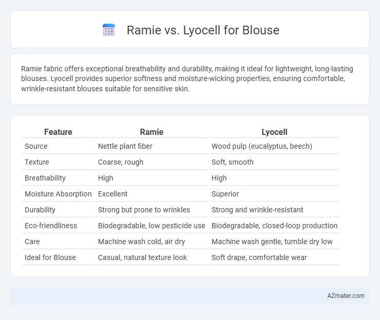 Ramie vs. Lyocell for Blouse - What is The Difference?
