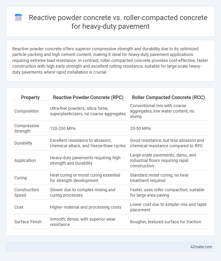 Reactive powder concrete vs. roller-compacted concrete for heavy-duty pavement - What is The Difference?