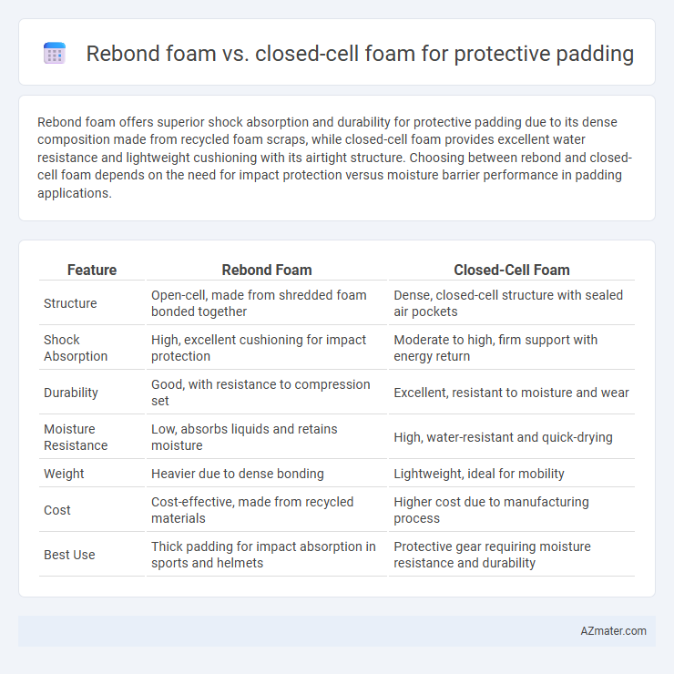 Rebond foam vs. closed-cell foam for protective padding - What is The Difference?