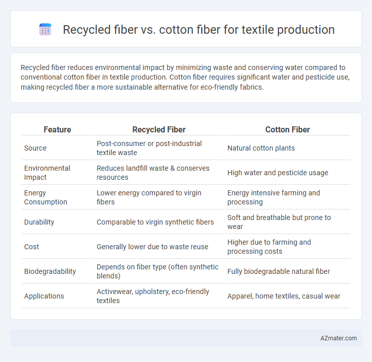 Recycled fiber vs. cotton fiber for textile production - What is The Difference?