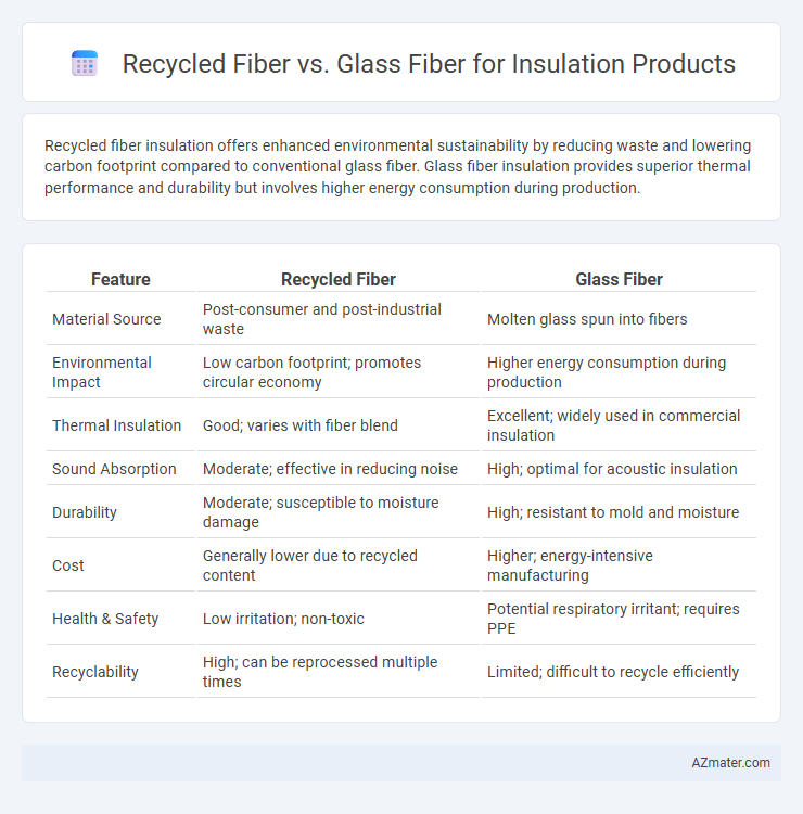 Recycled Fiber vs. Glass Fiber for Insulation Products - What is The Difference?