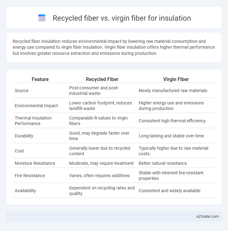 Recycled fiber vs. virgin fiber for insulation - What is The Difference?