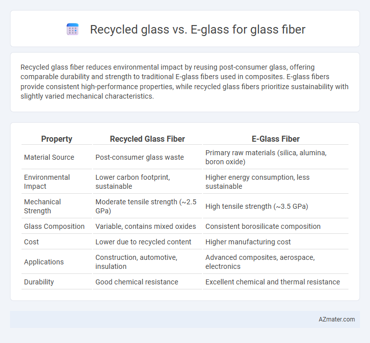Recycled glass vs. E-glass for glass fiber - What is The Difference?