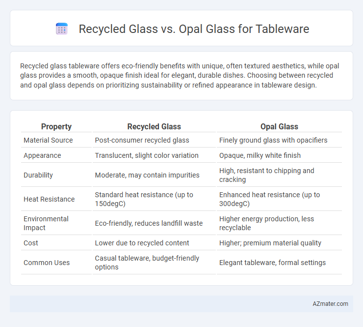 Recycled Glass vs. Opal Glass for Tableware - What is The Difference?