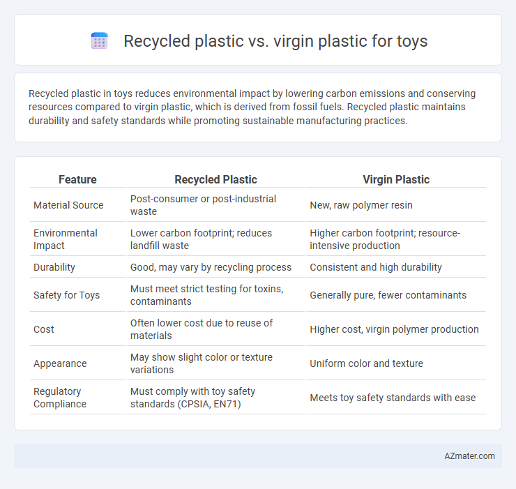 Recycled plastic vs. virgin plastic for toys - What is The Difference?