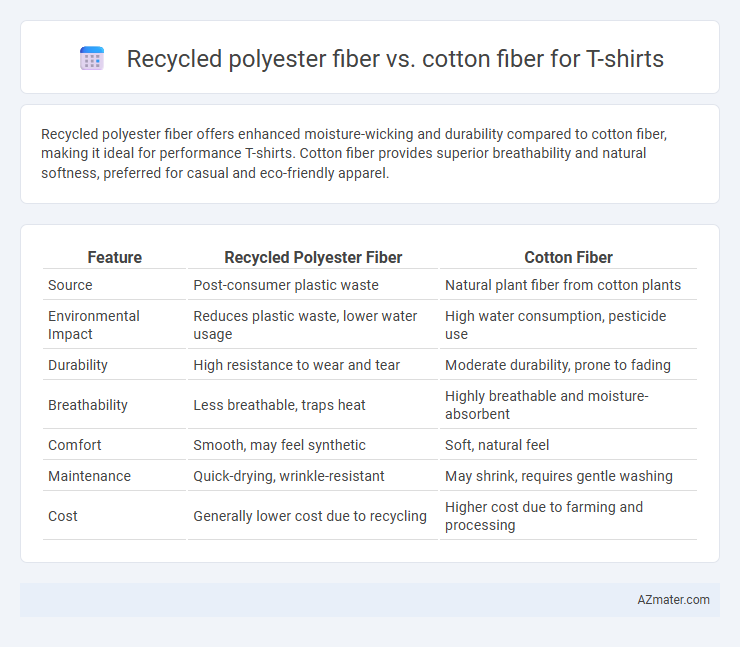 Recycled polyester fiber vs. cotton fiber for T-shirts - What is The Difference?