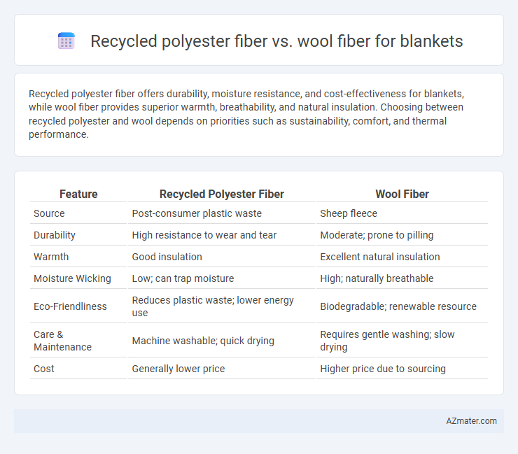 Recycled polyester fiber vs. wool fiber for blankets - What is The Difference?