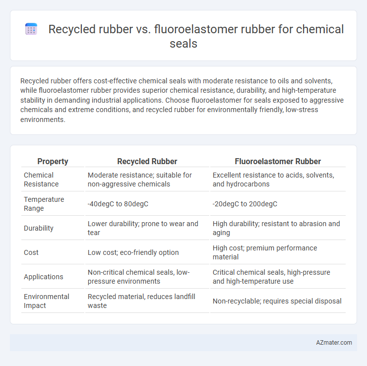 Recycled rubber vs. fluoroelastomer rubber for chemical seals - What is The Difference?