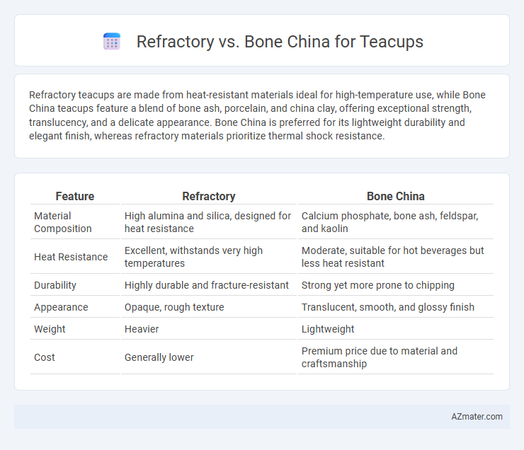 Refractory vs. Bone China for Teacups - What is The Difference?
