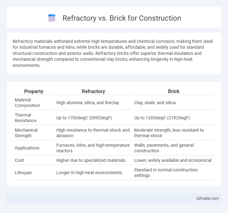 Refractory vs. Brick for Construction - What is The Difference?