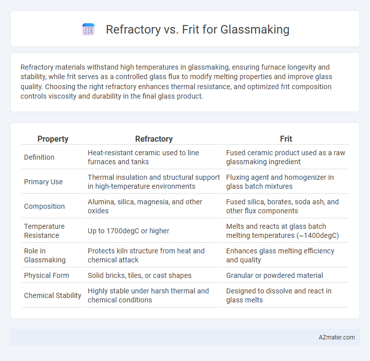 Refractory vs. Frit for Glassmaking - What is The Difference?