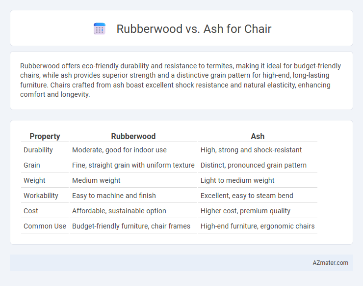 Rubberwood vs. Ash for Chair - What is The Difference?