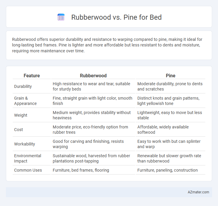 Rubberwood vs. Pine for Bed - What is The Difference?