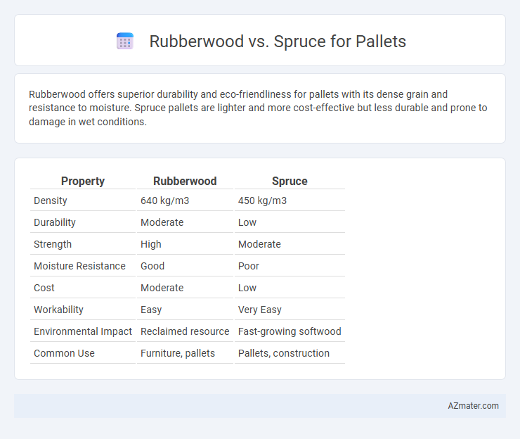 Rubberwood vs. Spruce for Pallets - What is The Difference?
