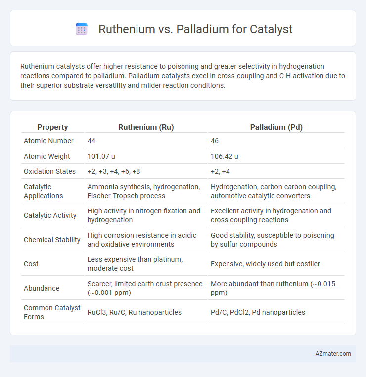 Ruthenium vs. Palladium for Catalyst - What is The Difference?