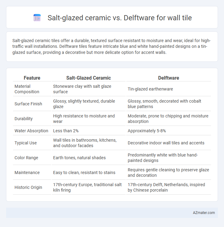 Salt-glazed ceramic vs. Delftware for wall tile - What is The Difference?