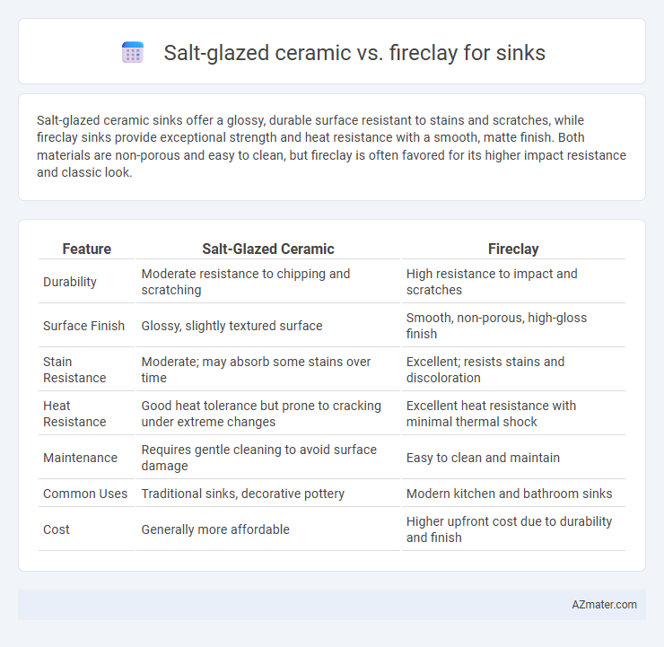 Salt-glazed ceramic vs. fireclay for sinks - What is The Difference?