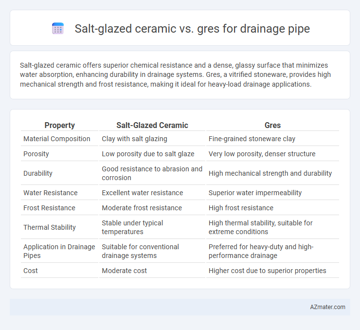 Salt-glazed ceramic vs. gres for drainage pipe - What is The Difference?