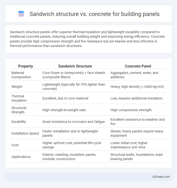 Sandwich structure vs. concrete for building panels - What is The Difference?