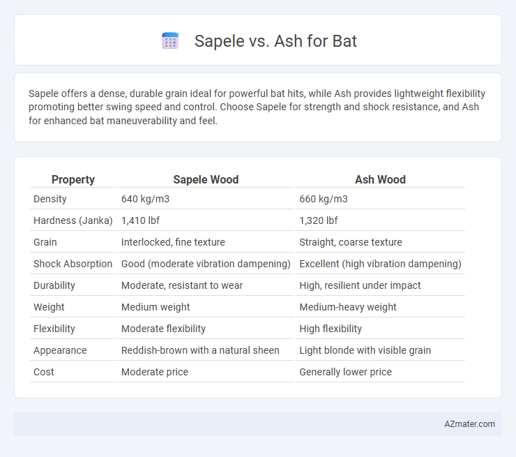 Sapele vs. Ash for Bat - What is The Difference?