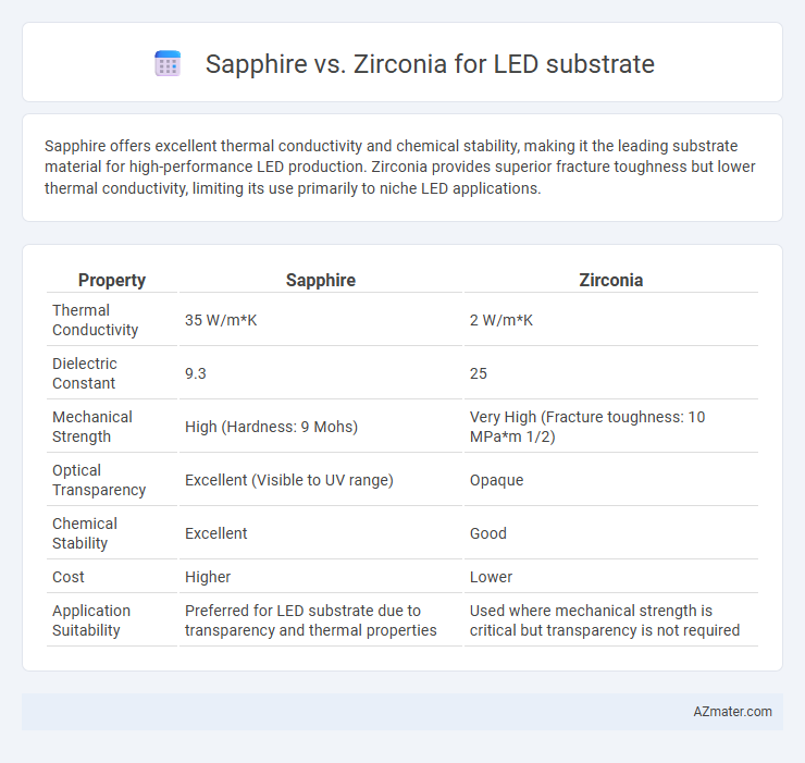 Sapphire vs. Zirconia for LED substrate - What is The Difference?