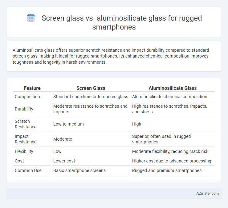 Screen glass vs. aluminosilicate glass for rugged smartphones - What is The Difference?