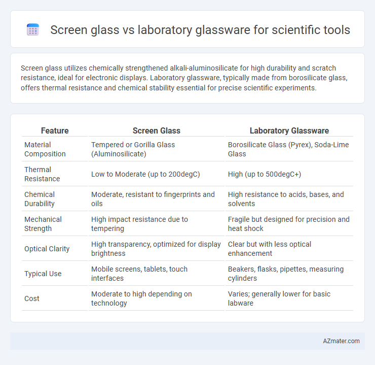 Screen glass vs laboratory glassware for scientific tools - What is The Difference?