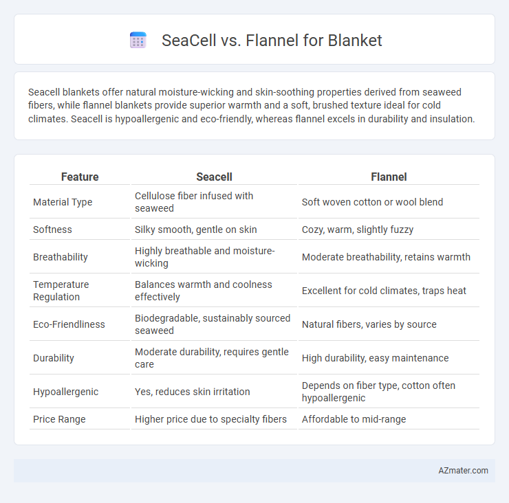 SeaCell vs. Flannel for Blanket - What is The Difference?