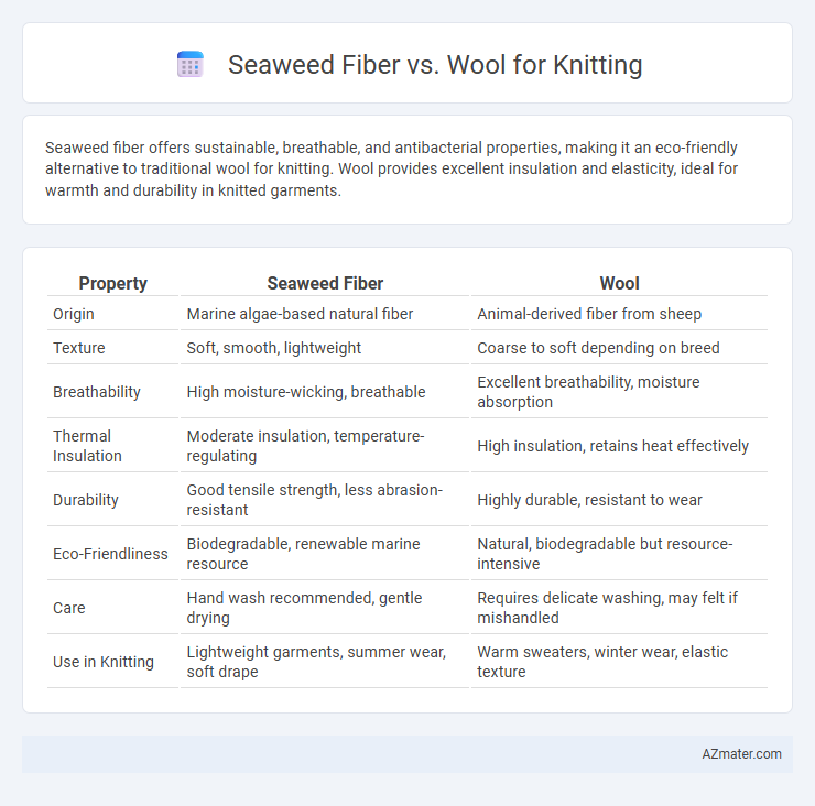 Seaweed Fiber vs. Wool for Knitting - What is The Difference?