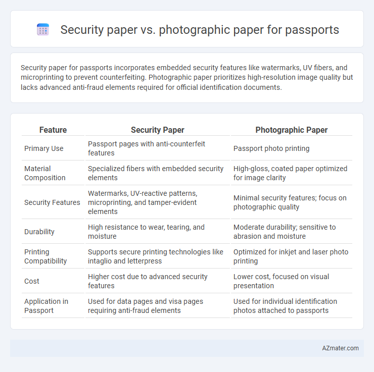Security paper vs. photographic paper for passports - What is The Difference?