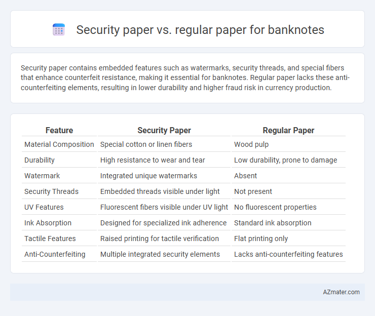 Security paper vs. regular paper for banknotes - What is The Difference?