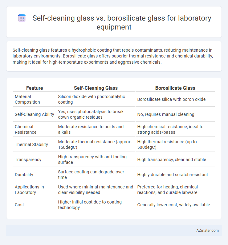 Self-cleaning glass vs. borosilicate glass for laboratory equipment - What is The Difference?