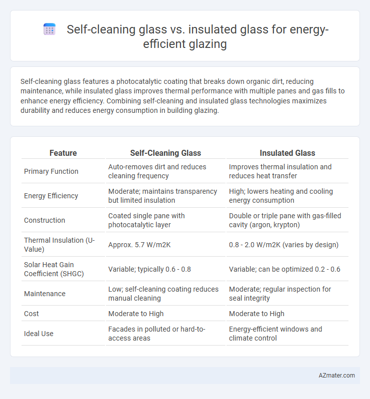 Self-cleaning glass vs. insulated glass for energy-efficient glazing - What is The Difference?