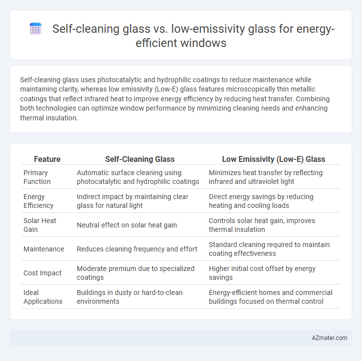 Self-cleaning glass vs. low-emissivity glass for energy-efficient windows - What is The Difference?